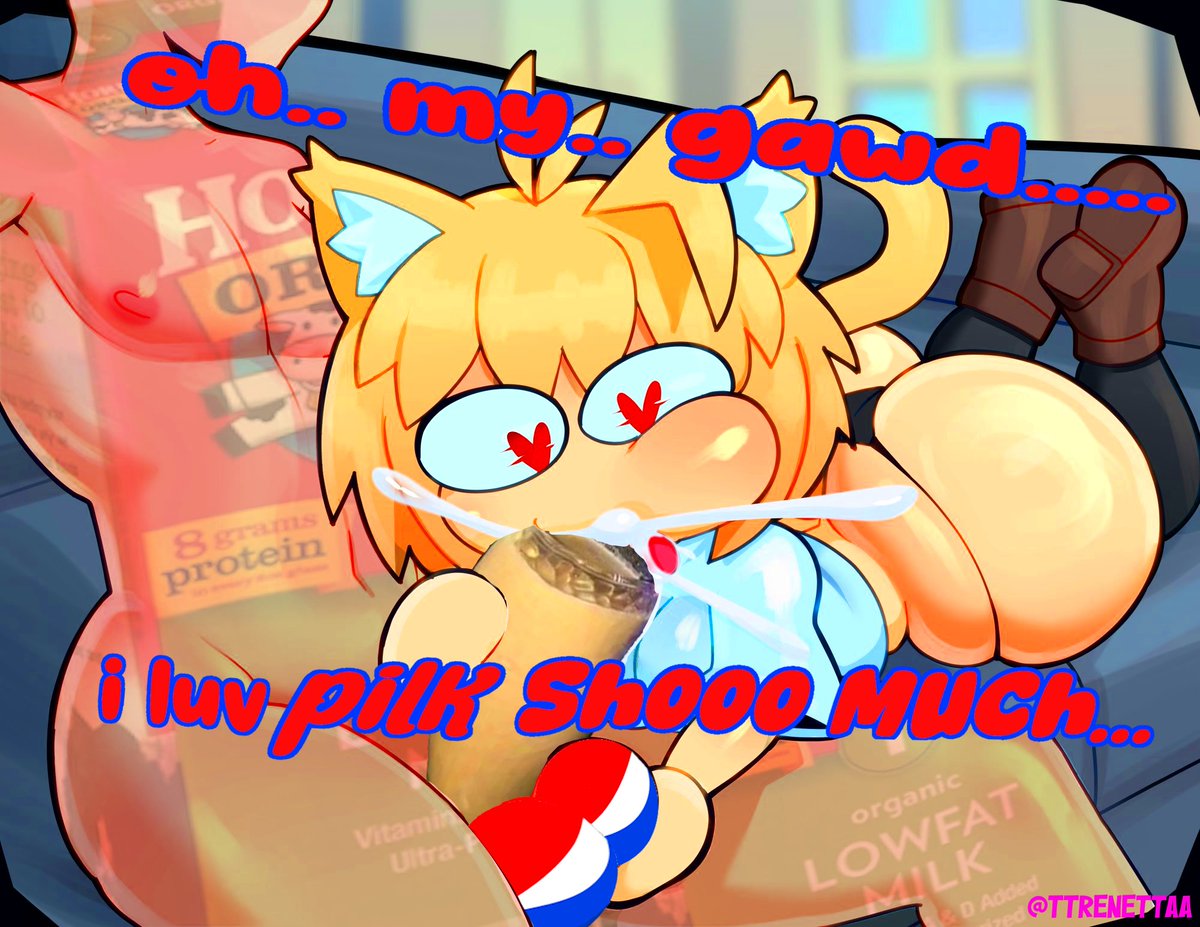 ttrenettaa's tweet photo. sorry about teh wait!! had stuff come up,, made a quick pilk edit as an apology!! :D

#cringegooner #cringeedit #foodporn https://t.co/2DqVttskuj