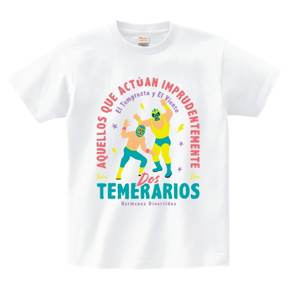 🏆️コンテスト受賞作品のご紹介
素敵なデザインの中から本日は「向う見ずの男たち」！
【制作者】mataさん

ルチャリブレ、それは自由な戦い💪
青とも緑とも見えるエメラルドグリーンを中心に
ルチャリブレの華やかなリング上の色彩を表現🥊