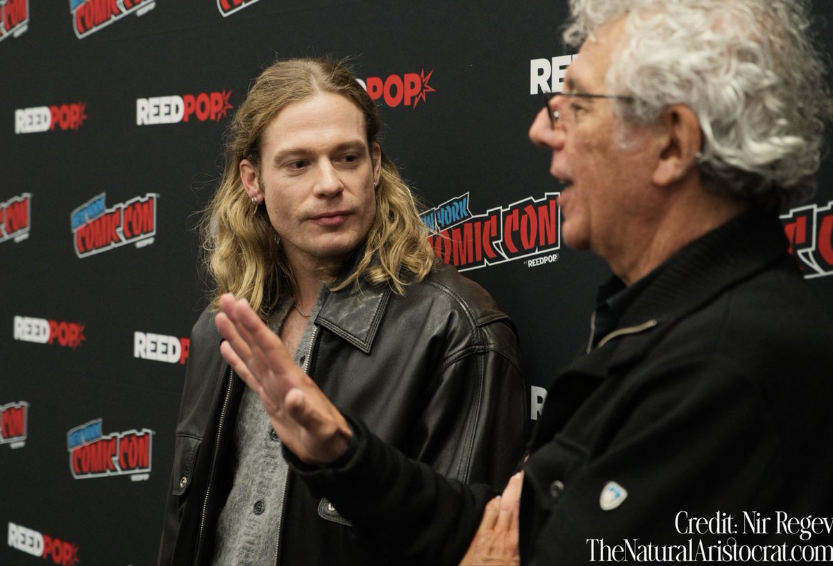 streidupdates's tweet image. Sam Reid and Eric Bogosian at #NYCC for #TheVampireLestat!

📸: Nir Regev