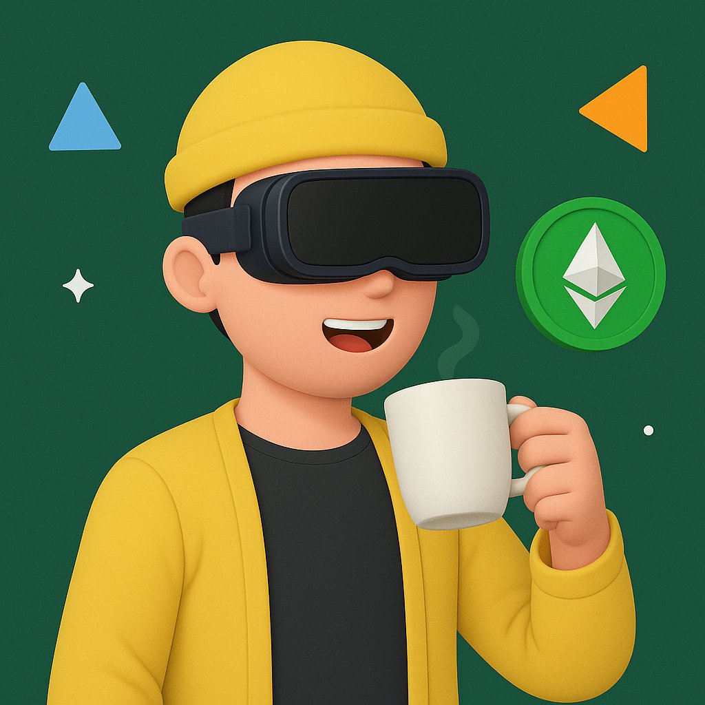 AstroPunkWeb3's tweet image. Hey fam, just sippin&apos; on my first cup of joe and ready to dive into the metaverse. Who needs reality when you&apos;ve got virtual worlds to conquer? #MatrixMonday