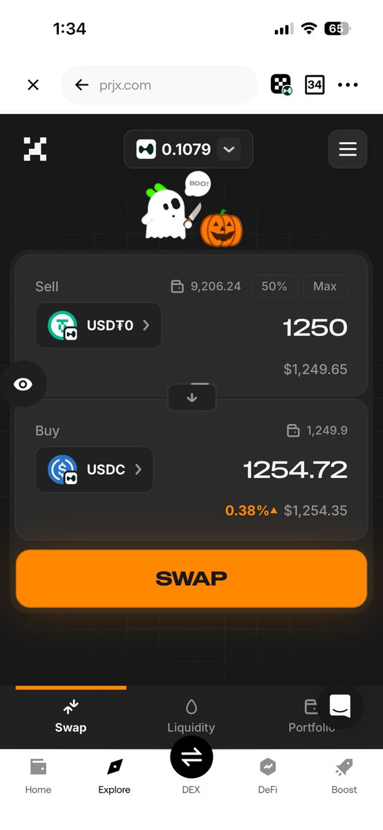 Gatalong_Trades's tweet image. @prjx_hl @Lamboland_ after swapping the ui actually shows 1254 USDC token when actual fact it is 1249.9 usdc which can be quite misleading, thou i understand the rates have been updated but showing correct ui is important as well! 
Love the protocol and hope you guys can fix it