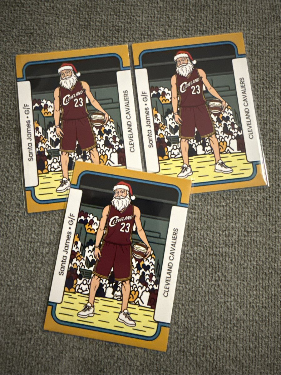 itzAkustom's tweet image. Anyone need some Santa cards for Christmas??? $5 shipped for 3 PWE.