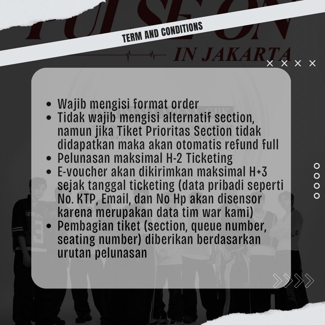 LACETIX's tweet photo. [OPEN JASTIP]
2025-26 TREASURE TOUR [PULSE ON] IN JAKARTA

❤️ TREASURE BOX: 5.345.000
❤️ VIP A/B                 : 4.310.000
❤️ CAT 1 A/B/C       : 3.650.000
❤️ CAT 2                    : 3.375.000
❤️ CAT 3A/B            : 2.440.000
❤️ RV                          : 2.000.000 https://t.co/oZ1lbiK5Gb