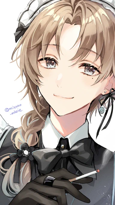 塗り練習で美しさを表現できなくて悩んで置いてた絵。どうやったら美しさって表現出来るんだろう…