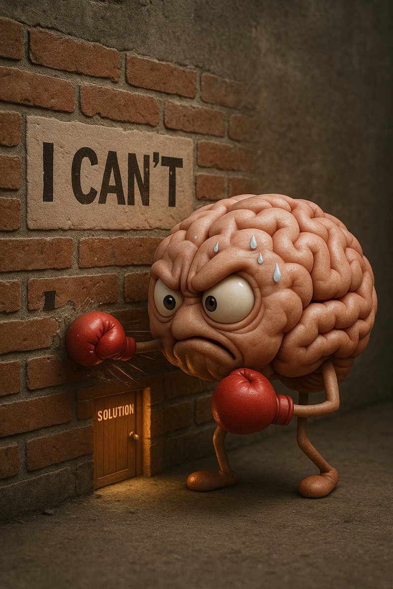 STOP saying "I can't." It's a lie that shuts down your brain.

5 WAYS TO UN-STUCK: 
1. Ask How might I? 
2. Micro-actions. 
3. Find a positive anomaly. 
4. Log 3 daily wins. 
5. 180° Rule (change your reaction).