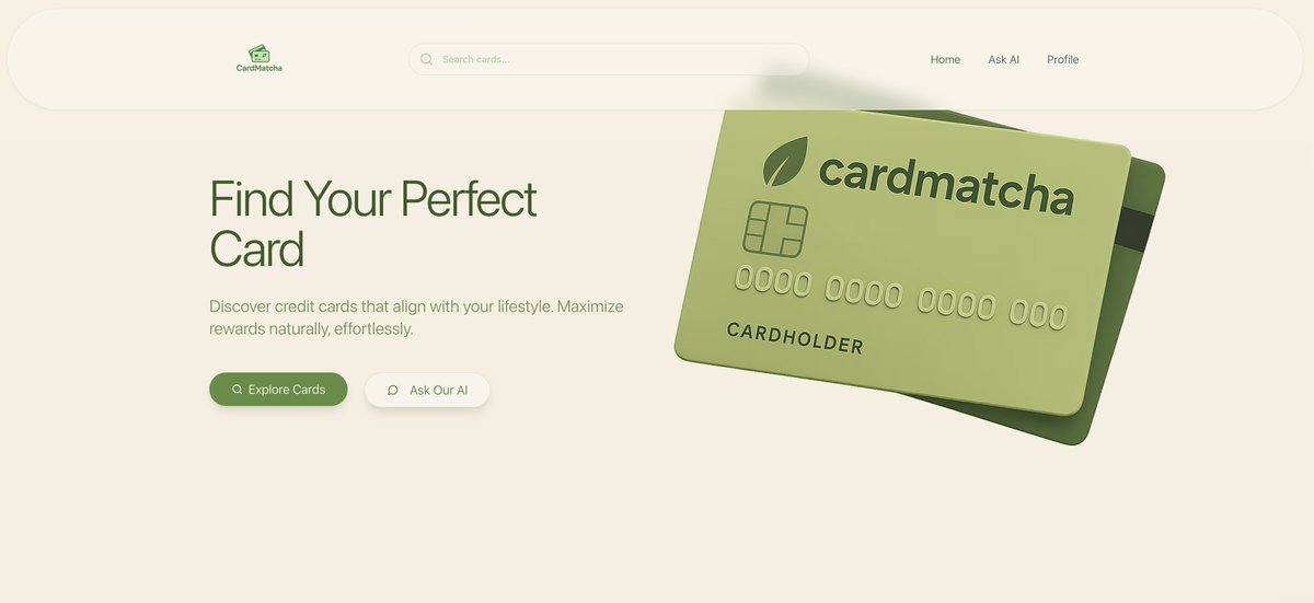 cardmatcha.com beta LIVE!