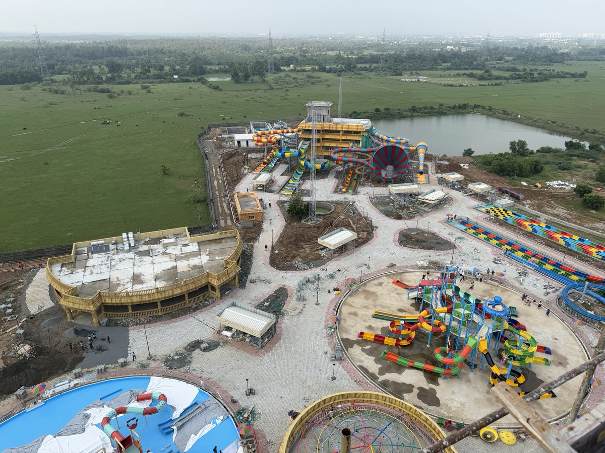 arunpally's tweet photo. Our Chennai project racing soon to the finish. Thanks to my entire team for building this 600 cr behemoth, high tech park in a scanty 24 months. @Wonder_La  #everythingisimportant #engineeringexcellence #themeparkdesign #facilitydesign https://t.co/UdqBZe4WId