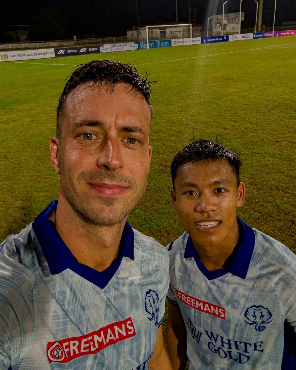 abdulrahmanmash's tweet image. Obiettan ✅️
Korou ✅️

Will there be a new goal scorer for Blasters today?
#KBFC #AIFFSuperCup #MCFCKBFC