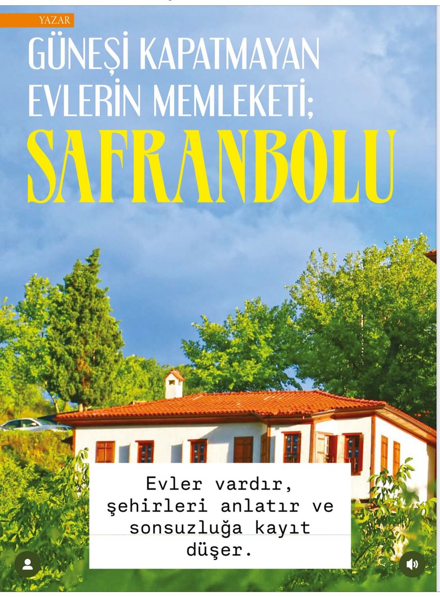 Safranbolu evleri geleceğe kayıt düşen tamamen korunmuş tek tarihi şehrimizdir. Peki bu nasıl oldu?
Yazı <a href="/turuncudergisi/">Turuncu Dergi</a> kasım sayında