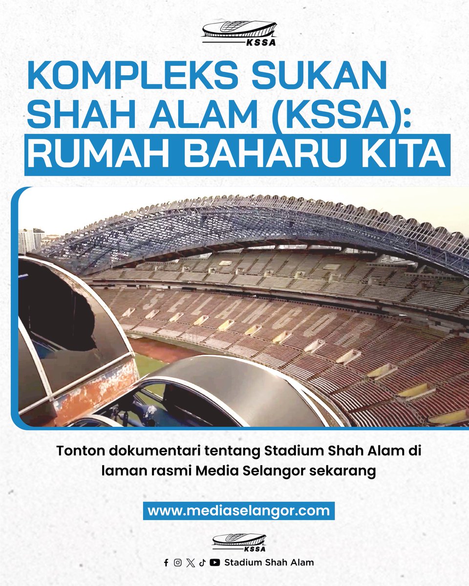 Kompleks Sukan Shah Alam tweet media
