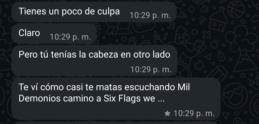 EdT1100's tweet photo. Ese mensaje de Six Flags es de mis favoritos de toda la vida, sobre todo porque el que casi nos mata fue él ( él iba manejando) https://t.co/PhmtiiawGm