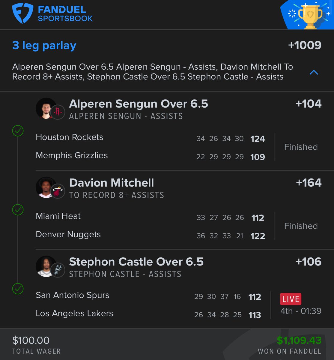 BLESSING $100 TO 3 PEOPLE WHO LIKE+RT❤️

+1009✅ $100➡️$1000

LATE NIGHT LAB SESSION PAYS OFF 🧪 AND VIP CASHED EVEN MORE TODAY 🤯

50 PERCENT FLASHSALE 4 ALL PLAYS⬇️
dubclub.win/r/p/pri-629wn/…