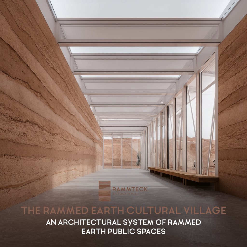 RAMMTECK's tweet image. Rammteck International continues the design with layered seating zones, sculpted rammed earth niches, and minimal fixtures that enhance communal interaction and cultural continuity.
 
Rammteck.com
 
#eartharchitecture #sustainableconstruction #sustainablearchitecture
