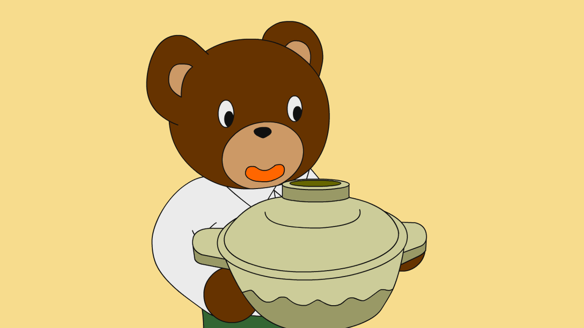 yashirogram's tweet image. 🍲 On cold days, nothing beats gathering around a steaming hot pot.
Onigiri Bear and friends brought their favorite ingredients for a cozy hot pot party.