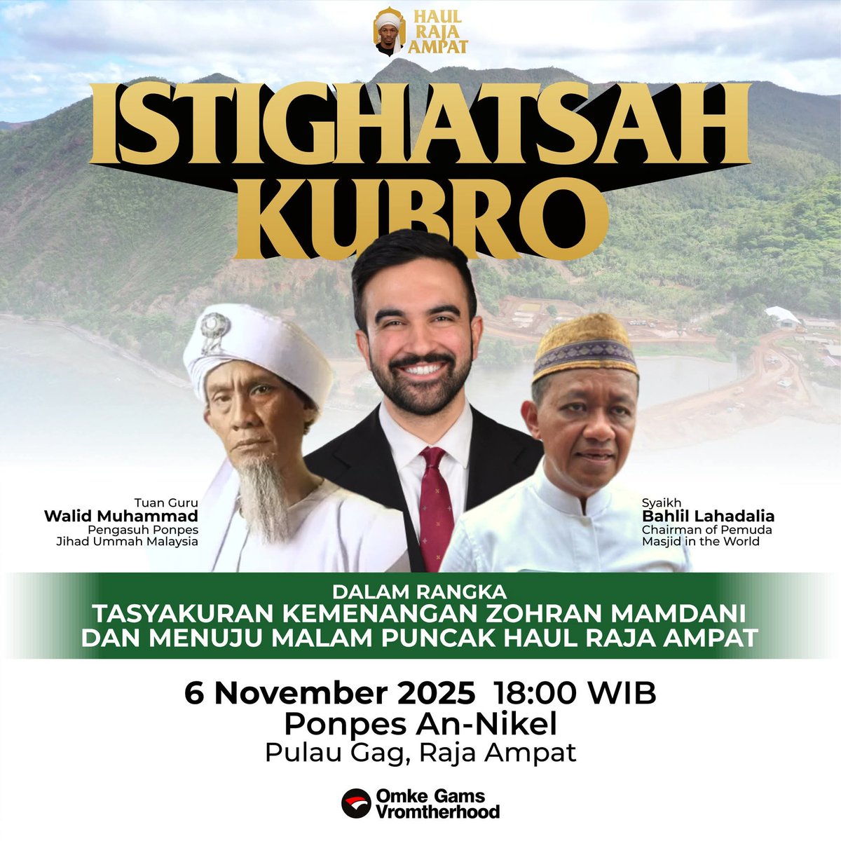 Jangan lupa hari ini, kalian wajib hadir, ada bagi-bagi etanol gratis