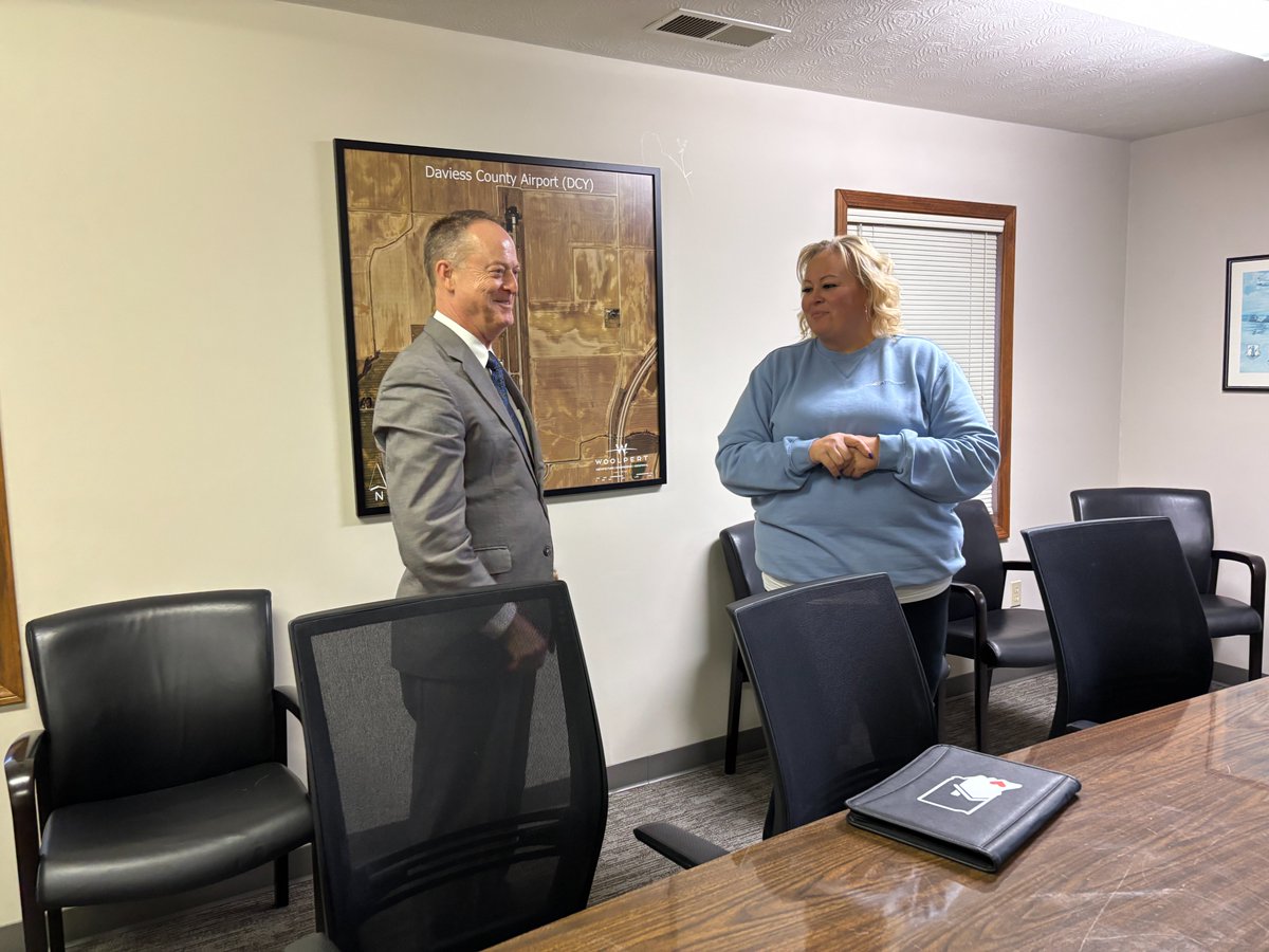 RepMessmer's tweet image. I enjoyed my visit to the Daviess County Airport to learn about their needs and to celebrate the great job they do serving Hoosiers! ✈️