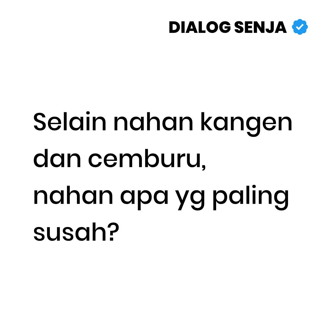 Dialog Senja tweet media