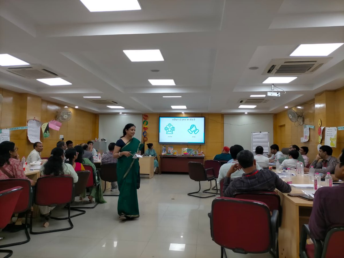 sihfwup's tweet photo. Day 06 of DPOs &amp; CDPOs Training.
Sessions on Cognitive Development, Physical Development-Gross &amp; Fine Motor Skills, Learning Assessments, Digital Application used at Community Level by Health Dept, Supportive Supervision
By Ankita, Samarpita, Dr. Mohit Singh, Dr. Minakshi Singh https://t.co/eHzVKMPD04
