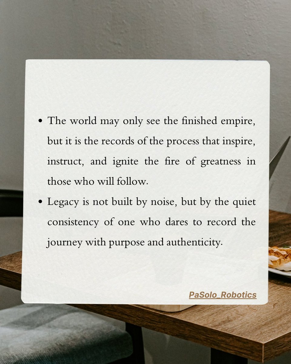 PaSoloRobotics's tweet photo. This is literally one of the valid culture to incure into our journey of growth (into greatness).
Keeping records serves as an indirect motivation yet most important before anyone else. 

#viralpost 
#fyp
#finance
#fintech https://t.co/eD6Lfq8Uko