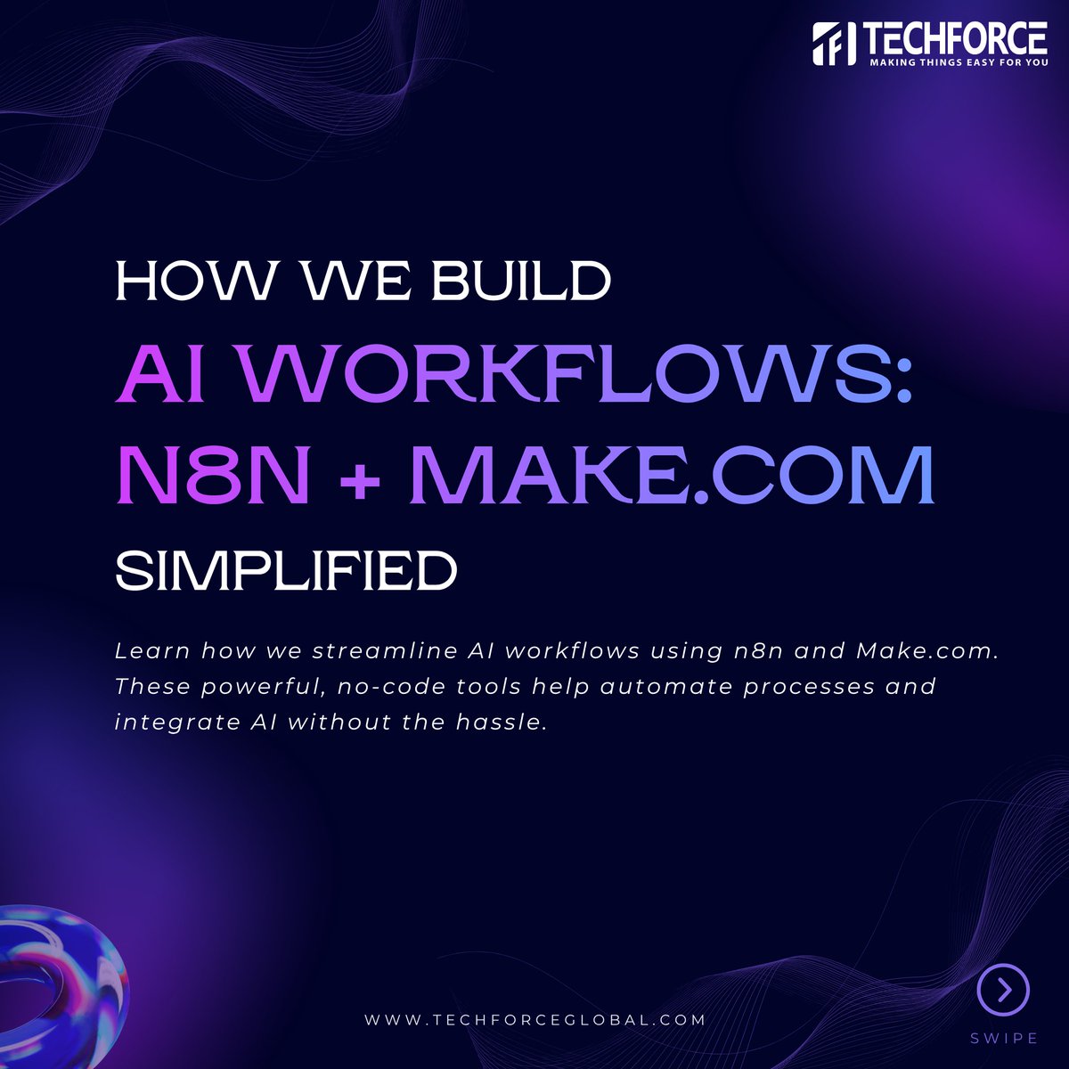 techforceglobal's tweet image. 𝗘𝘃𝗲𝗿 𝘄𝗼𝗻𝗱𝗲𝗿𝗲𝗱 𝗵𝗼𝘄 𝗔𝗜 𝘄𝗼𝗿𝗸𝗳𝗹𝗼𝘄𝘀 𝗮𝗰𝘁𝘂𝗮𝗹𝗹𝘆 𝘄𝗼𝗿𝗸?

Check full post on : linkedin.com/feed/update/ur…

#AI #Automation #n8n