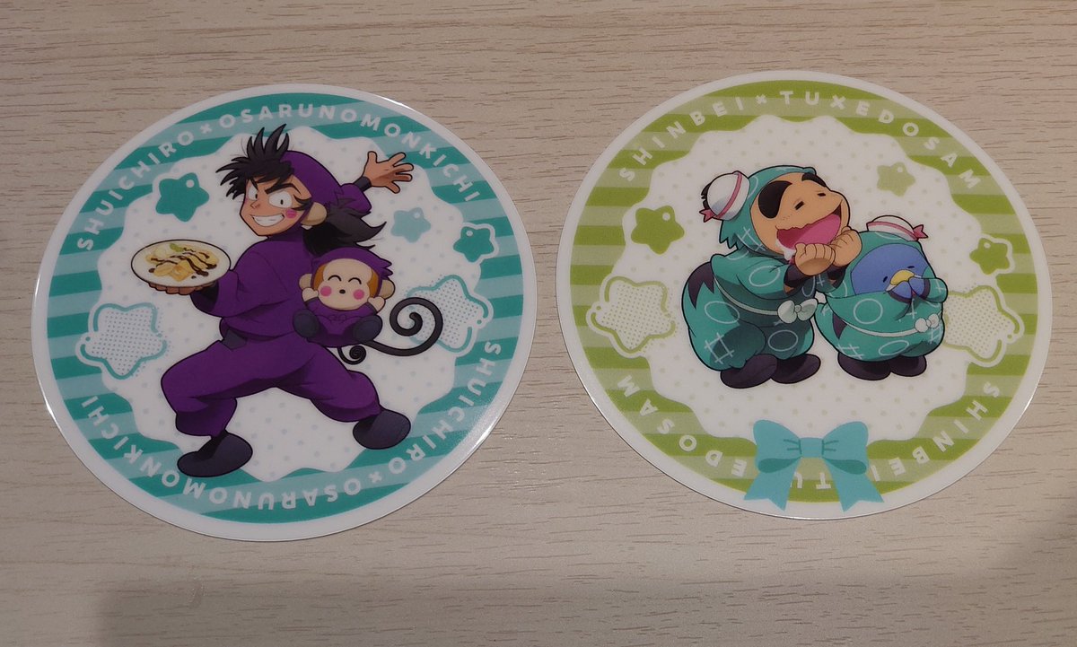 yomogh3's tweet photo. 忍たま アモカフェ サンリオ 特典 
交換　コースター
譲　浜、しんべぇ
求　他なんでも検討します。

只今アモカフェ難波付近におります。
大阪手渡しor後日大阪手渡し、郵送対応可

お気軽にお声かけ下さい😊 https://t.co/8Mugn14Vrc