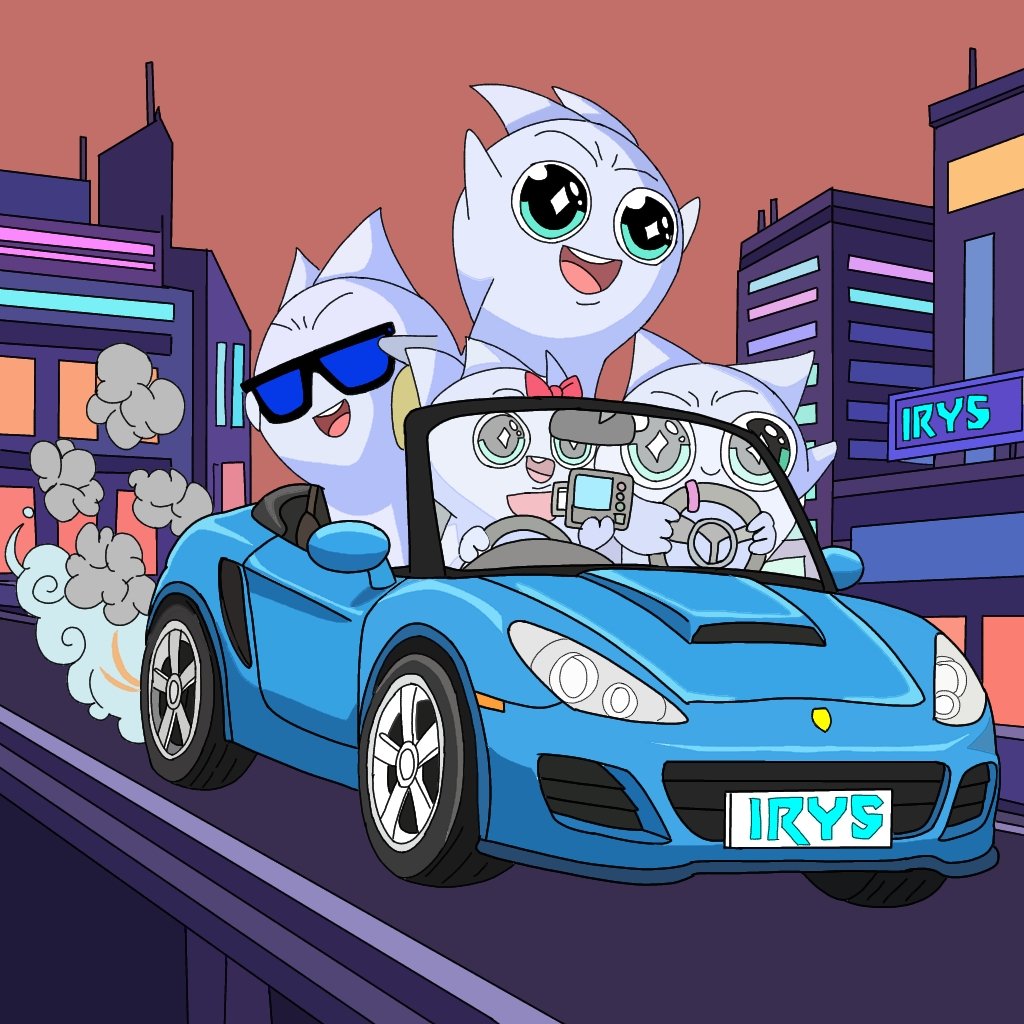 F0rkFlame's tweet photo. This art shows the Irys spirit on the move
Full of energy teamwork and good vibes driving fast toward the future together 🌆🔥
It’s time to build create and grow let’s ride together Irys fam
#Irys #CommunityDrive #KeepBuilding #TogetherWeRise https://t.co/25oehPnJph
