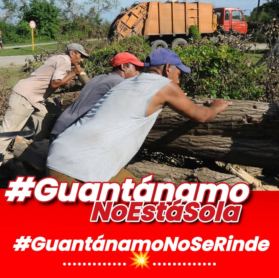 #GuantánamoSeRecupera, <a href="/1raTrinchera/">PrimeraTrinchera❤️🇨🇺</a> <a href="/naimatrujillob/">Naima Ariatne Trujillo Barreto</a>, <a href="/villafruel900/">Raquel Laviste Villafruela</a> <a href="/yoeaberob1/">Yoel Perez Garcia</a>, <a href="/ArlettyLeyva/">lettyGuaso</a>, <a href="/EDWINLEVIS135/">EDWIN LEVIS 🇨🇺</a>,
