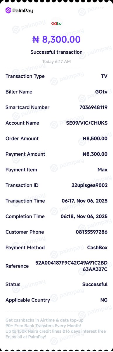 Elyteofficial_'s tweet photo. @GOtvNg Dear customer service at gotv, I made a payment of 8500 for gotv max to this gotv iuc: 7036948119 Which is wrong please transfer the package to the main iuc no: 8222675521. https://t.co/XVxi5dtvkx