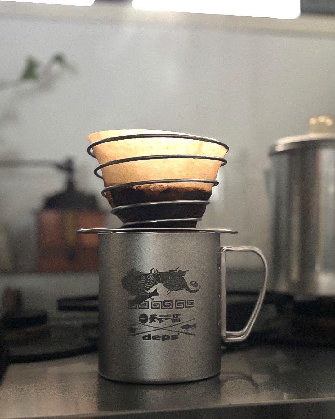 天下一品チタンどんぶり　depsコラボ新品未使用値下げ交渉無し TITANIUM RAMEN DONBURI | deps OFFICIAL HP | デプス 公式HP