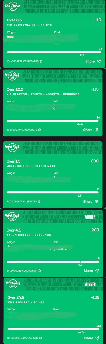 Cashed 5/6 NBA plays tonight!

Missed a perfect day by 1 rebound 🤦🏽‍♂️

Early access to <a href="/OfficialBSBets/">BS Bets</a> is open — 100 spots only: bit.ly/bsbetsearlyacc 💰