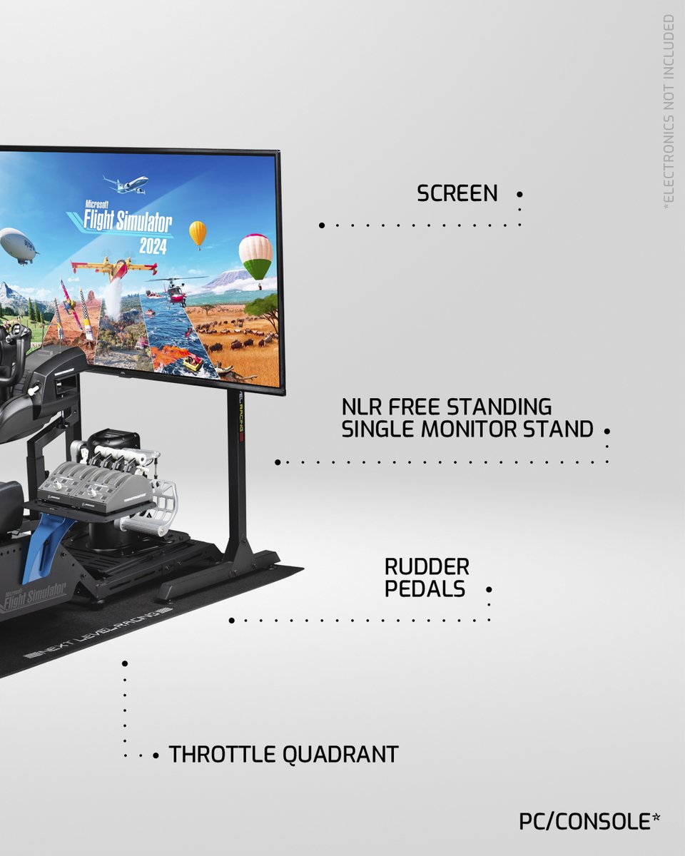 Looking for the perfect setup that’s got it all? 📷 bit.ly/43VDuPv
We’ve got you covered — swipe to see everything you need for the ultimate flight simulation experience! 📷