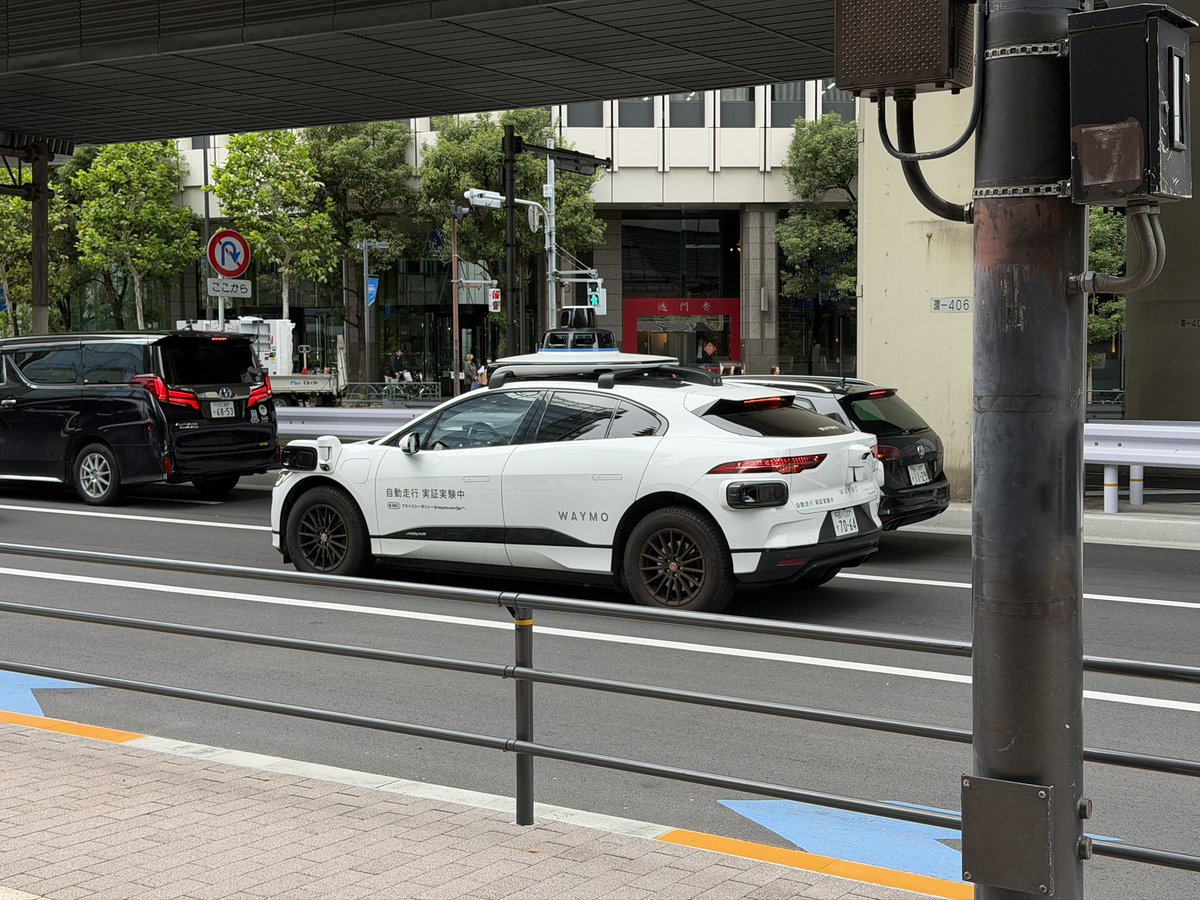 Waymoいた！初めて見た
