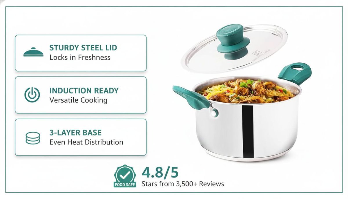 rusticai's tweet image. Effortless visuals for effortless cooking 🍲✨
All these stunning A+ content and product shots were generated on Rustic AI -  simply by chatting with our AI!

Try it now → rusticai.art

#amazon #content