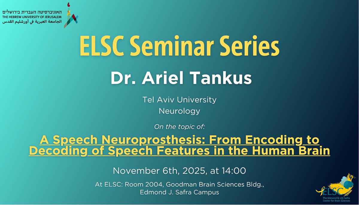 ELSC Brain tweet media