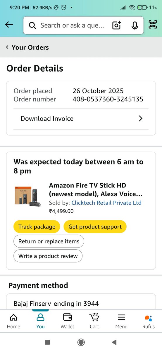 Raushan420's tweet photo. @amazonIN  Still not received my parcel. Too poor service from amazon https://t.co/iZnKRoxRU9