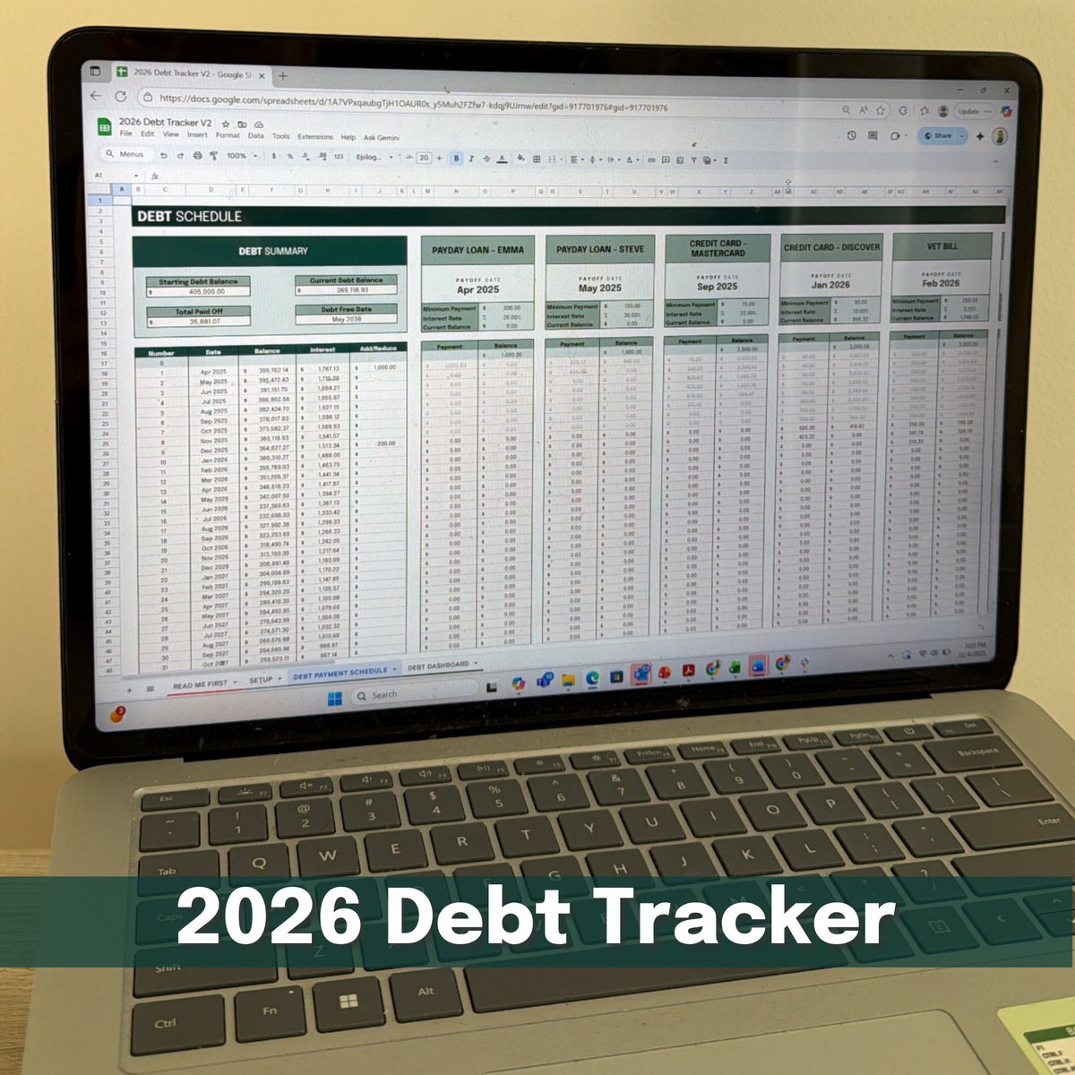 exceldictionary's tweet image. 💳 NEW 2026 Debt Tracker!

Your roadmap to financial freedom — manage up to 30 debts, choose Snowball or Avalanche, and see your exact debt-free date + interest savings.

Join the waitlist for the lowest price 👉 excel-dictionary.com/pages/2026-tra…

#excel #debtfree #finance