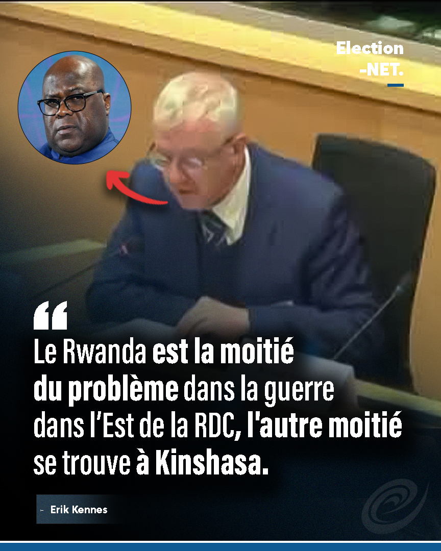 ElectionNet's tweet image. #RDC: « Le #Rwanda est la moitié du problème dans la guerre dans l’Est de la RDC, l&apos;autre moitié se trouve à Kinshasa. Il y a une crise de légitimité depuis le non-respect des résultats des élections de 2018 et surtout depuis le chaos électoral de 2023. », à la chambre des…