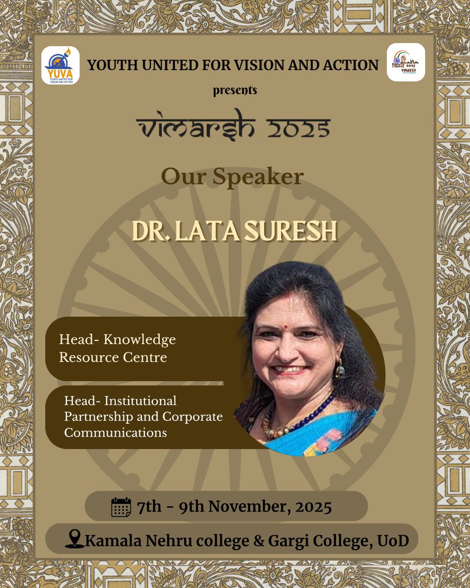 We are thrilled to welcome our guest speakers to Vimarsh 2025, Delhi, whose wisdom, experience, and passion will light up the stage.
Their perspectives promise to spark meaningful dialogue and inspire new directions.
This year’s theme reminds us that change begins in