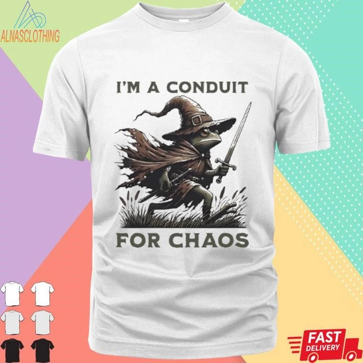 nobleteeshirt1's tweet image. I’m a conduit for chaos frog shirt 
Frog energy only — unpredictable, unbothered, and absolutely unhinged. ⚡💚
👉 Grab yours now: 
alnasclothing.com/product/offici…
#ChaosFrog #FrogCore #MemeTee #AltStyle #Streetwear #FrogTok #WeirdFashion #InternetHumor #StatementTee   #alnasclothing