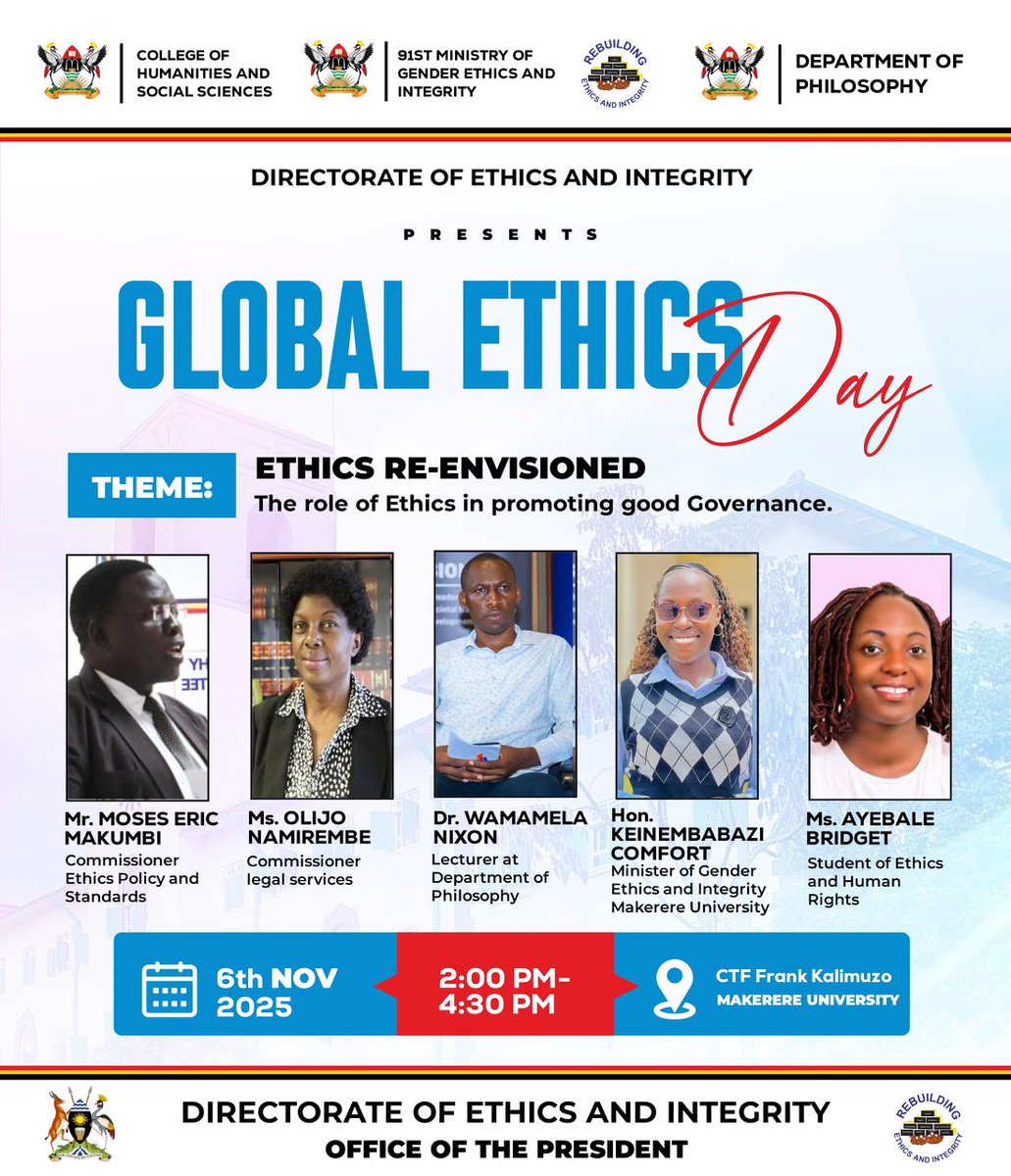 Directorate for Ethics and Integrity Uganda tweet media