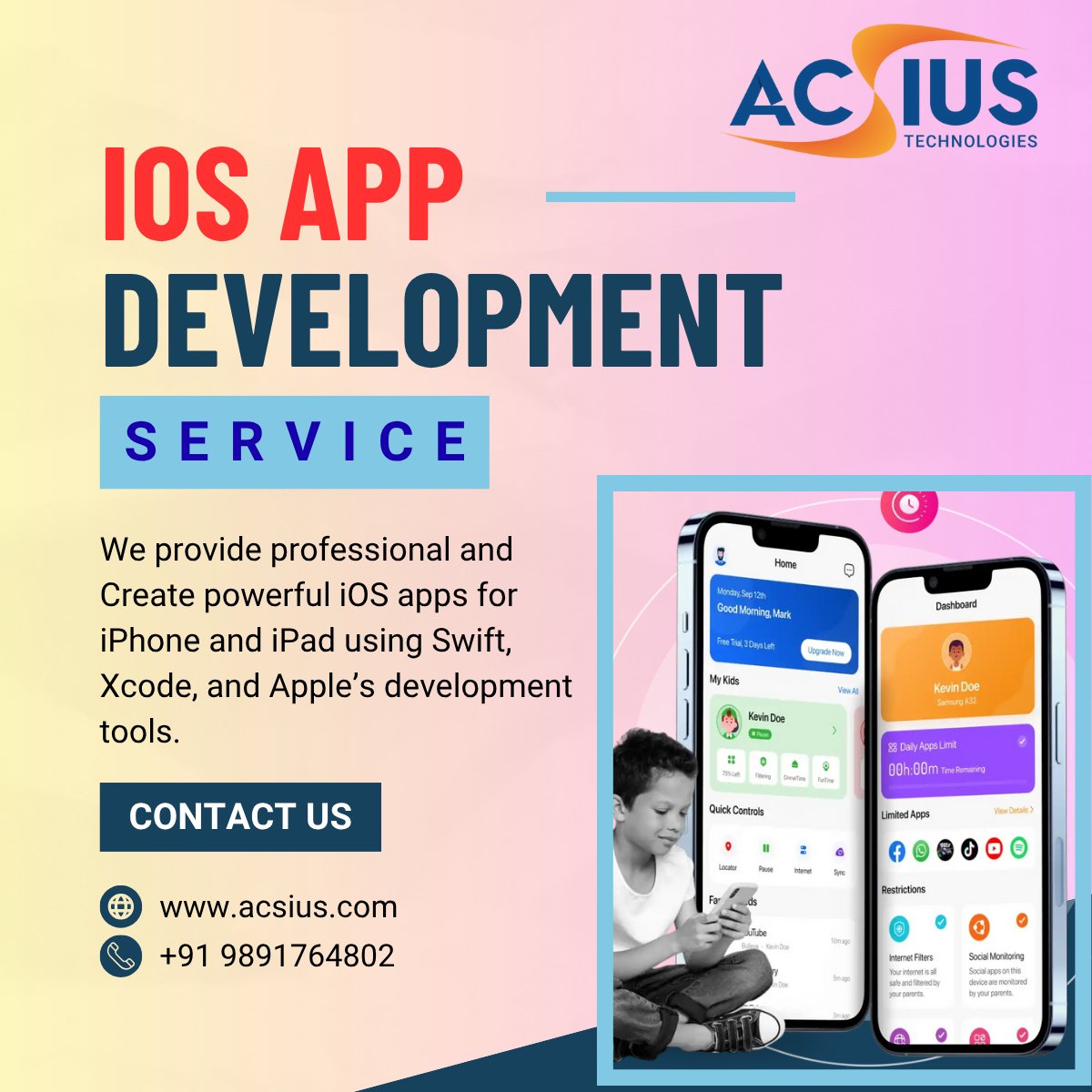 📲✨Build premium iPhone applications with ACSIUS — your trusted iOS App Development Company 📲✨

info@acsius.com
+91 9891764802
New Delhi-110092, India
Visit Now:- tinyurl.com/2r3tn67u

#ACSIUS #FestiveOffer #iOSAppDevelopmentCompany #iOSApps #AppDevelopment