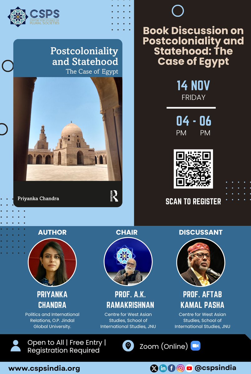 Centre for Studies of Plural Societies tweet media