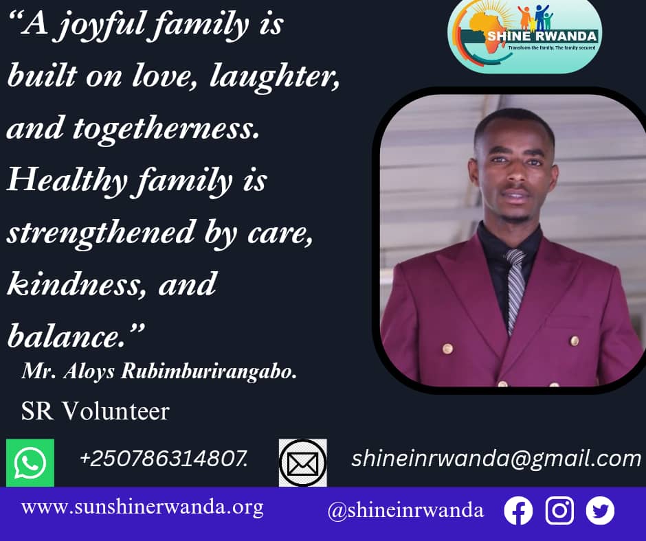 shineinrwanda's tweet photo. “A joyful family is the heart of a peaceful community.
When love, laughter, and kindness fill a home, transformation begins. 
Let’s continue building families that care, share, and grow together.
#ShineRwanda #TransformedFamily #PeacefulFamily https://t.co/yJCjaWIIHj