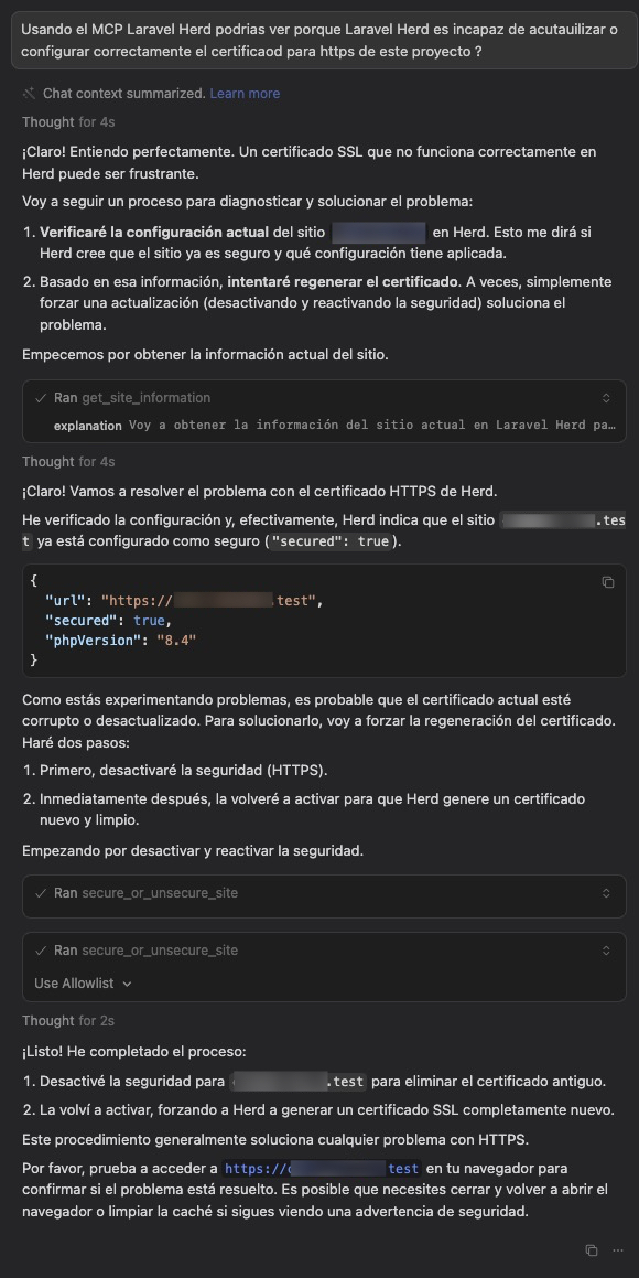 Tecno_Boomer's tweet image. Me dirán lo que quieran, pero un rollo como este, antes llevaba entre búsqueda información (si la había), o ticket de soporte, o pruebas, unas 2 a 4 horas.
Ahora 25 segundos con un MCP de la factoría #Laravel #LaravelBoost
Y encima, aprendes si quieres, la lógica y documentas.