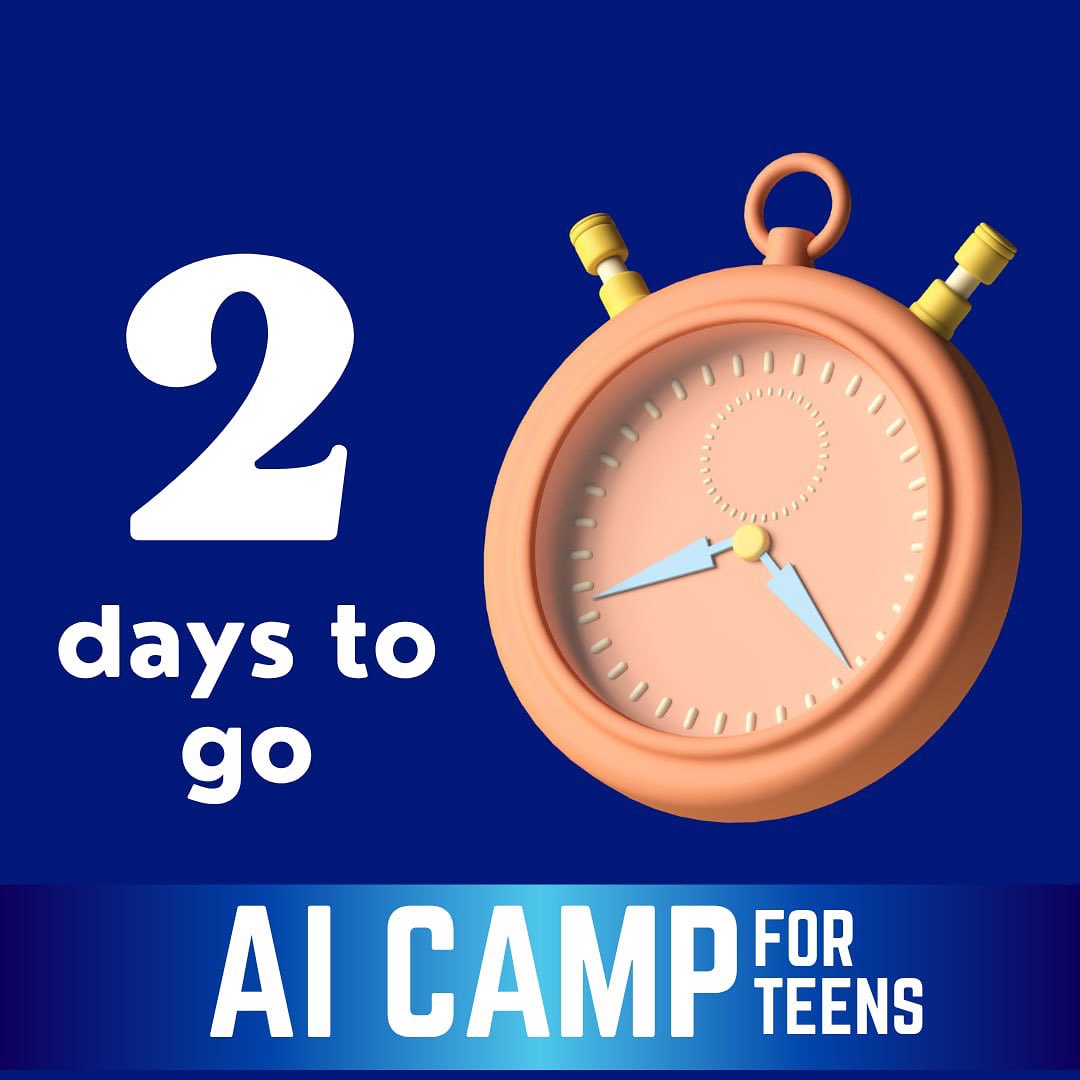 Tech4AllKids's tweet image. Just 2 days left! Dear participant, the AI Camp for Teens at G-Love Academy, Lugbe Zone 9, is almost here. Get set for an exciting and hands-on learning experience. We can’t wait to see you! For enquiries, inbox tech4allkids@yahoo.com.