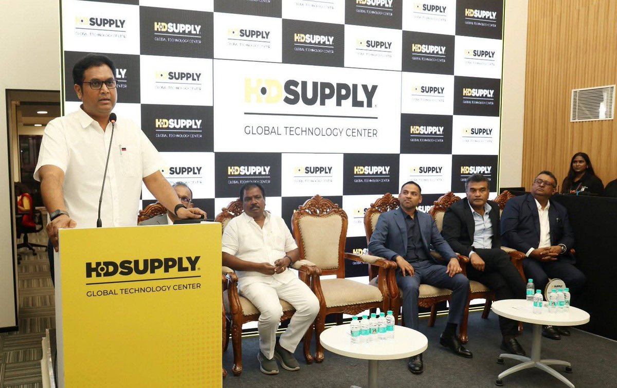 NaFaUpSpo's tweet image. US-based #HDSupply — a global MRO leader — has opened its Global Technology Centre (GTC) in #Chennai! 🏢✨
The centre will power global innovation, drive next-gen tech, and create high-value jobs — reinforcing Tamil Nadu’s rise as a global investment hub. 💪🌍

#InvestInTN