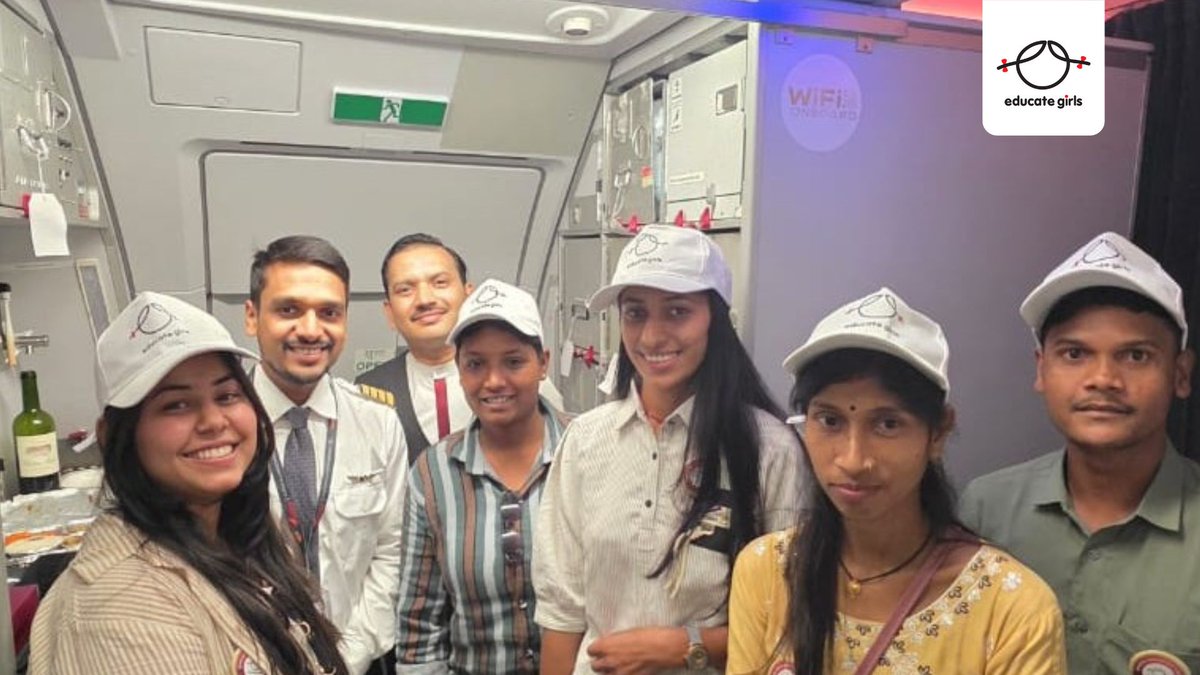 educate_girls's tweet photo. The countdown to the @MagsaysayAward ceremony is on! Our learners, volunteers, and field coordinators are on the way to Manila to join in the celebrations. Shoutout to @airindia for making their #Udaan possible!
#YehPalHumaraHai https://t.co/KITq3vF6ul