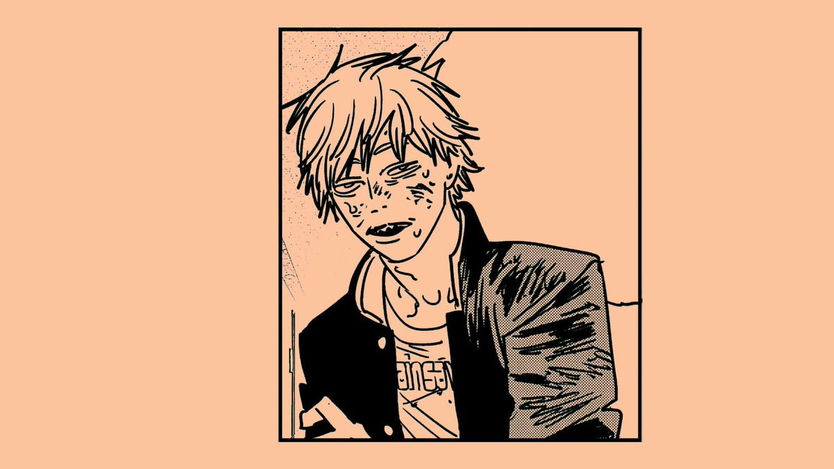 CHAINSCWMAN's tweet photo. ㅤ"'Ah wuuuuhn..." Ironically, he didn't quite win... the title of 'stinker' had been officially bestowed upon Denji. https://t.co/yEIfXvQ0Au
