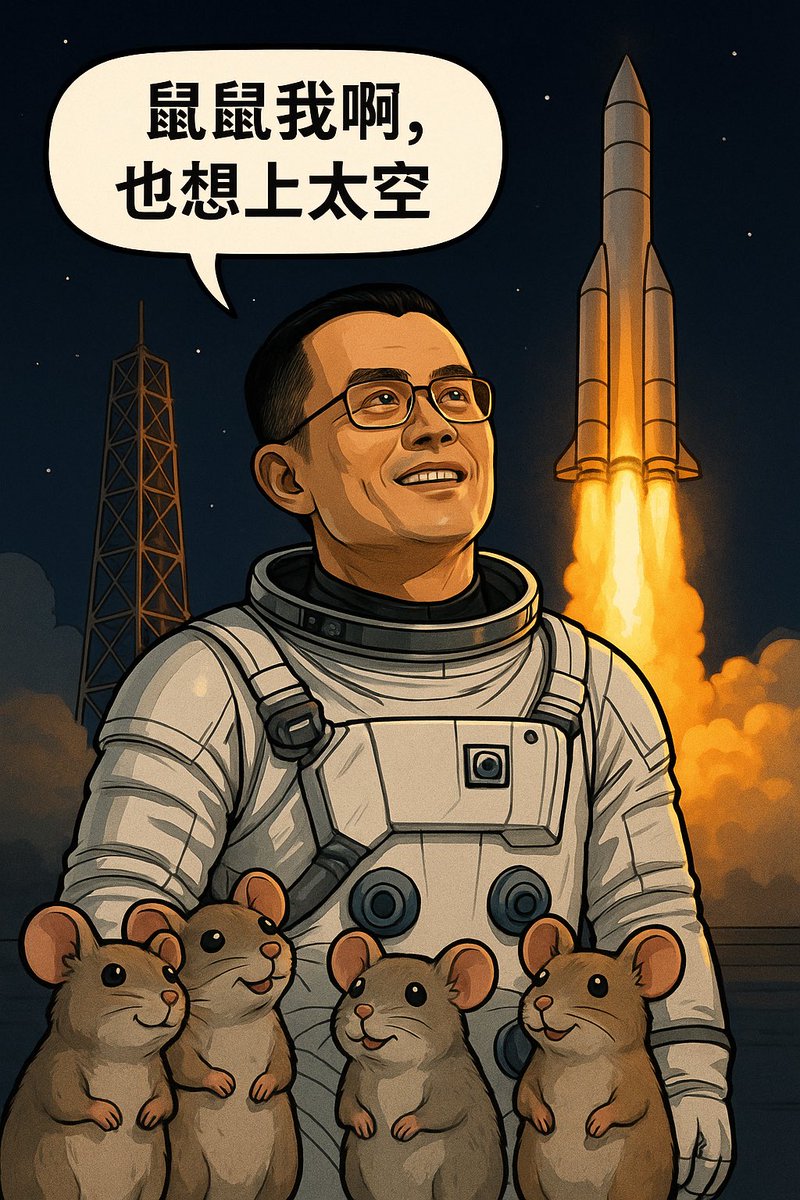 RokkaiC's tweet photo. @cz_binance @GiggleAcademy 大表哥太空授课 https://t.co/xTQtw7bcBO