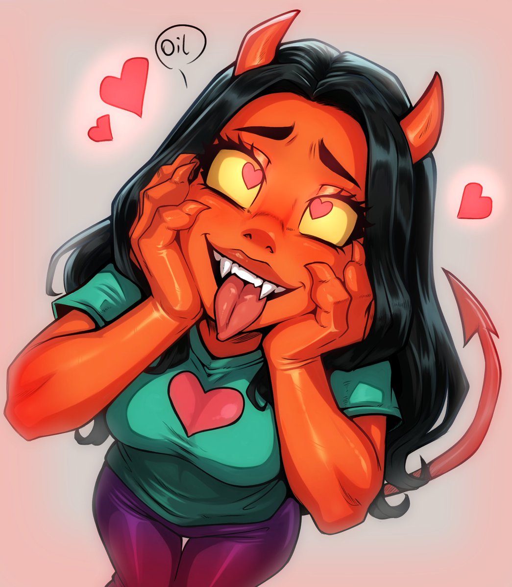 Colour Commission of Zazie from Arzette The Jewel of Faramore.
She loves Oil apparently.